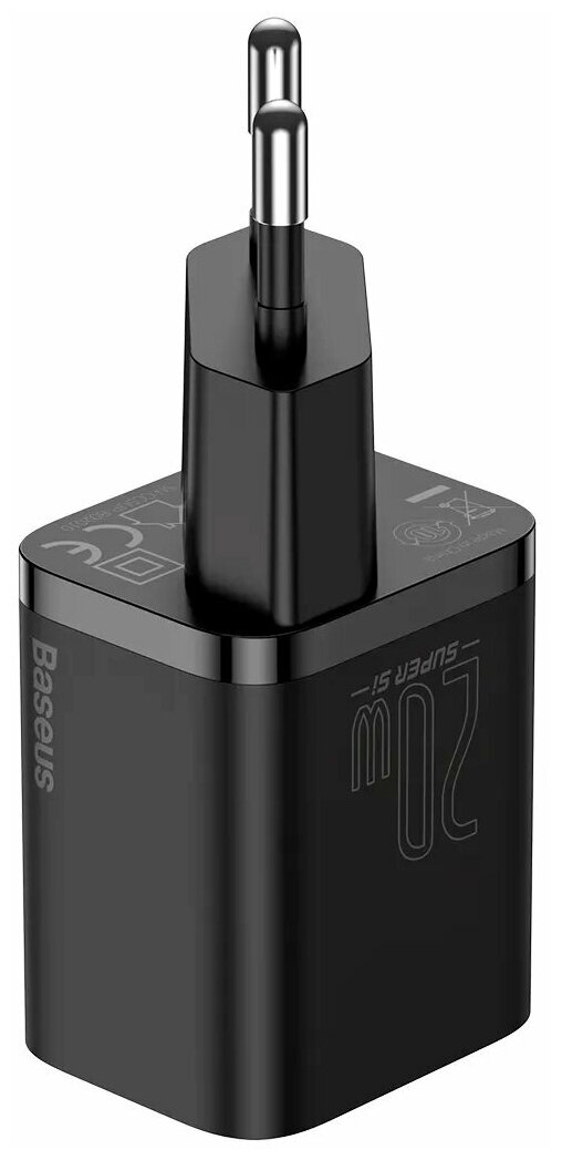 Сетевое зарядное устройство Baseus Super Si Quick Charger 1C 20W EU Black (CCSUP-B01)