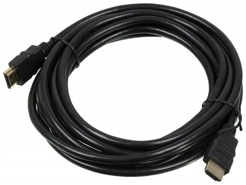 Кабель аудио-видео High Speed ver.1.4 HDMI (m)/HDMI (m) 5м. позолоч. конт. черный