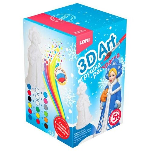 Lori Игрушка-раскраска «Снегурочка с белочкой»