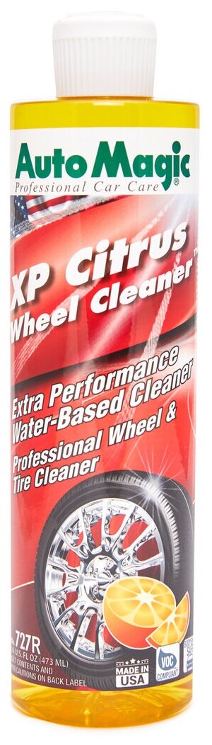 Очиститель для дисков С лимонным ароматом AutoMagic XP CITRUS WHEEL CLEANER 473 мл