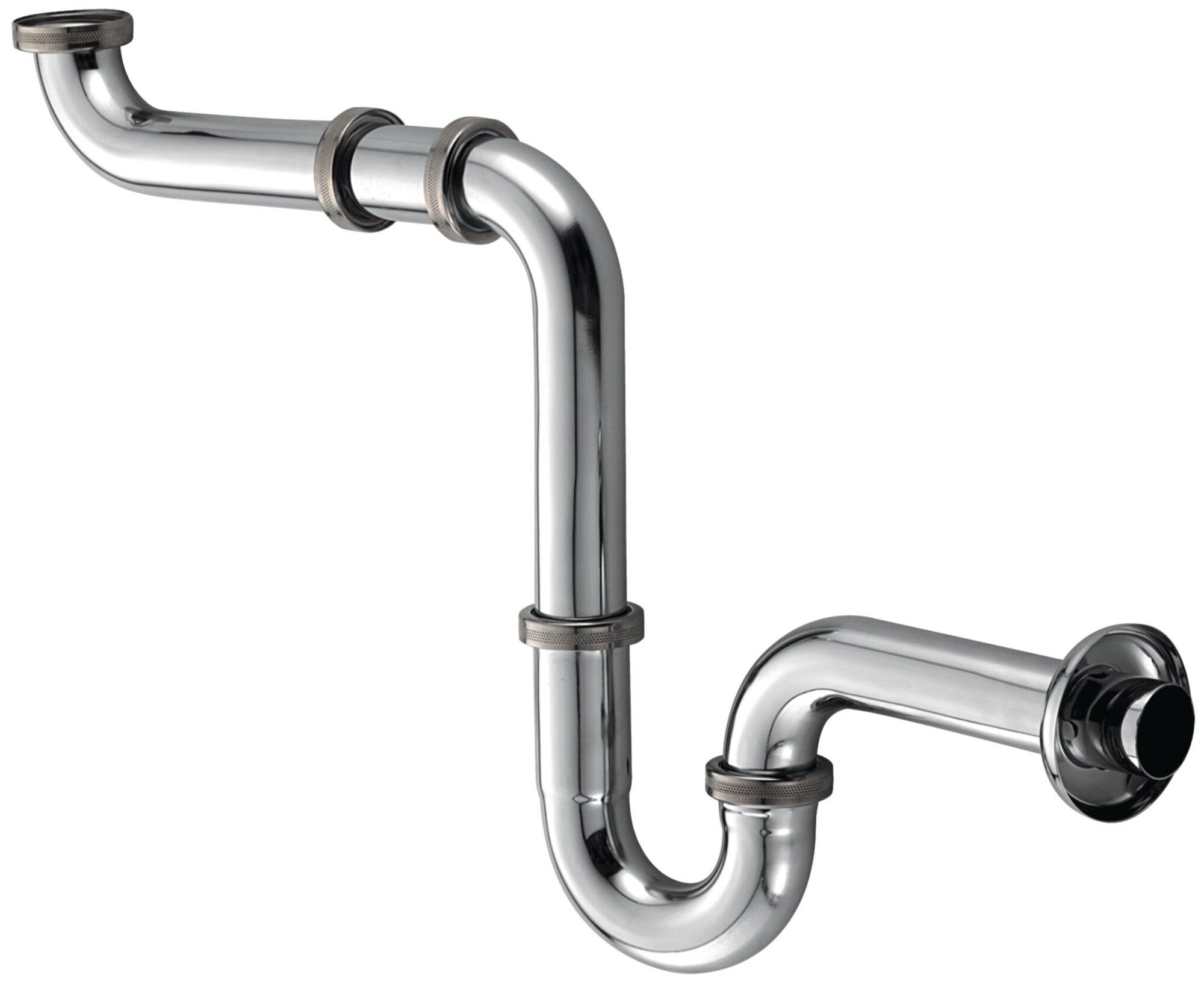 фото Сифон Kludi 1025505-00 трубчатый, для раковины, хром