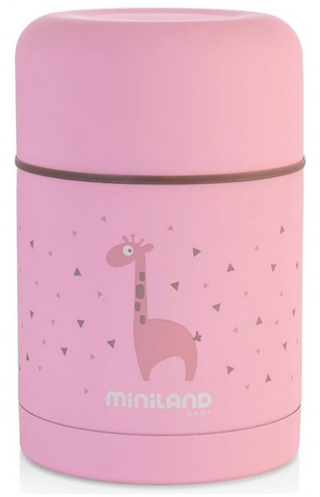 Термос Miniland Silky Thermos для еды розовый, 600 мл