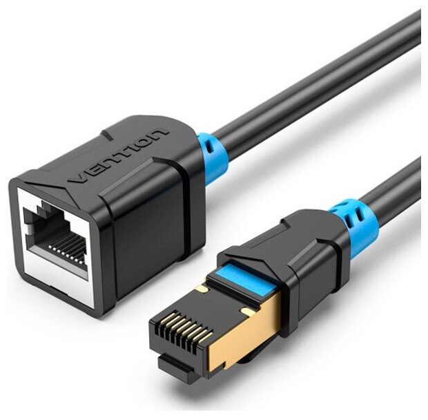 Сетевой кабель Vention SSTP cat.6 RJ45 2m Black IBLBH