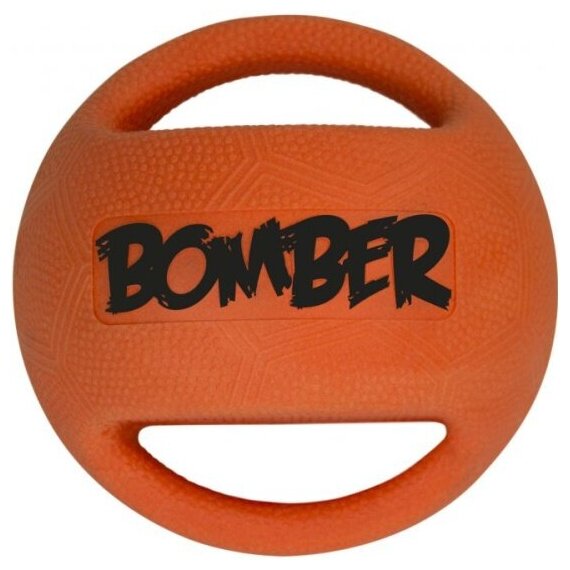 Игрушка для собак Hagen , серия Bomber, Мяч Бомбер малый оранжевый, диаметр 8см