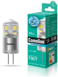 Светодиодная лампочка Camelion LED3-G4-JD-NF/845/G4