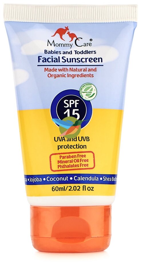 Mommy Care Органический солнцезащитный крем для лица SPF15 60 мл