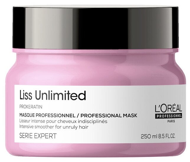 Маска LOREAL PROFESSIONNEL Liss Unlimited для непослушных волос, 250 мл