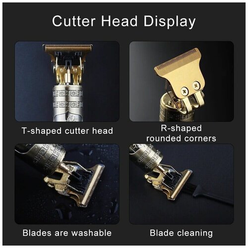 Машинка профессиональный триммер для стрижки волос Мужская электрическая с USB 77500₽