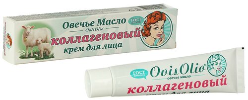 Ovis Olio Крем для лица Овечье масло Коллагеновый, 44 мл