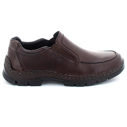 Туфли Rieker, демисезонные, натуральная кожа, размер 46, коричневый