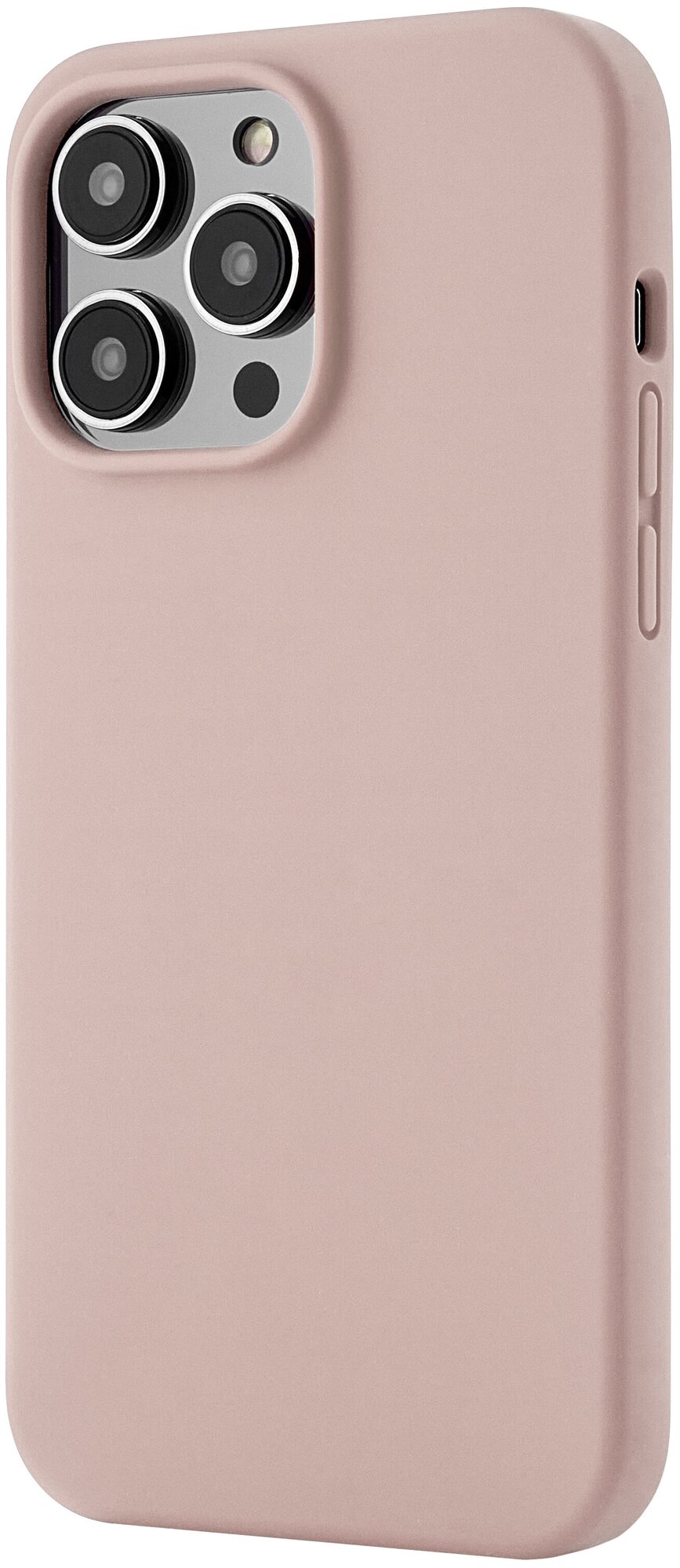 Чехол защитный uBear Touch Case для iPhone 14 Pro Max, силикон, софт-тач, розовый
