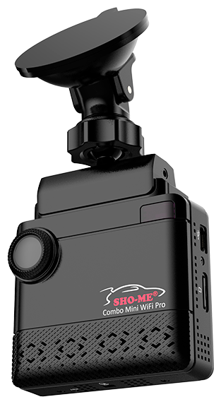 Видеорегистратор с радар-детектором Sho-Me Combo Mini WiFi Pro c GPS/ГЛОНАСС модулем
