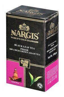 Чай черный байховый листовой Наргис Ассам Пеко 100г высокогорный - фотография № 4