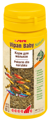 Корм для мальков Sera Vipan Baby Nature, 50 мл, 30 гр