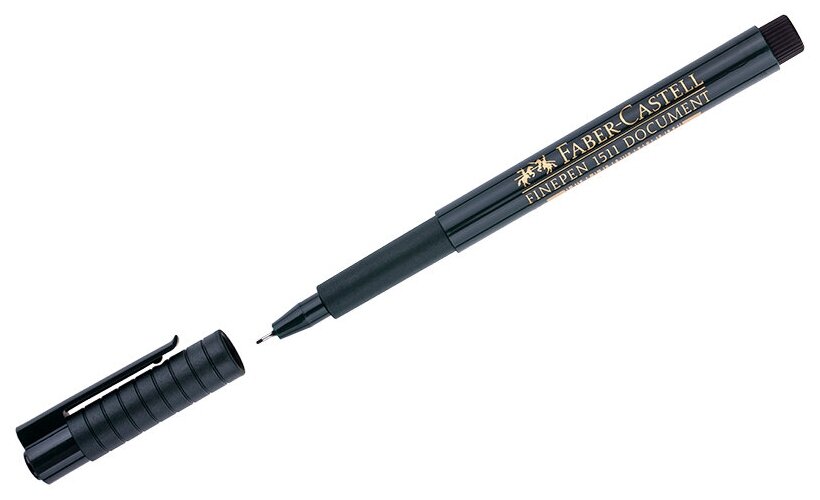 Ручка капиллярная Faber-Castell "Finepen 1511" черный, 0,4мм Faber-Castell 073887