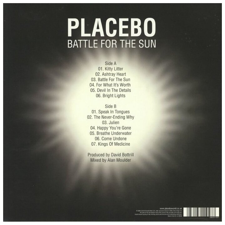 Placebo Placebo - Battle For The Sun Dreambrother - фото №2