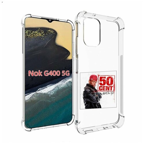 Чехол MyPads 50 Cent - Still On Top для Nokia G400 5G задняя-панель-накладка-бампер