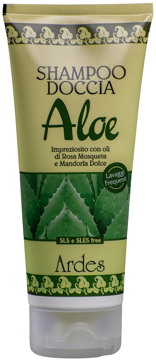 Ardes Шампунь Гель для душа Алое для всей семьи. Shampoo Doccia Aloe 200 ml. Италия