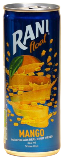 Rani "Манго", сокосодержащий напиток из мангового сока с кусочками персика, 240 мл. ал/б, шт - фотография № 1