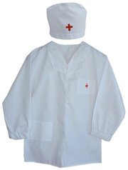 Костюм доктора (халат с длинным рукавом, шапочка) хб