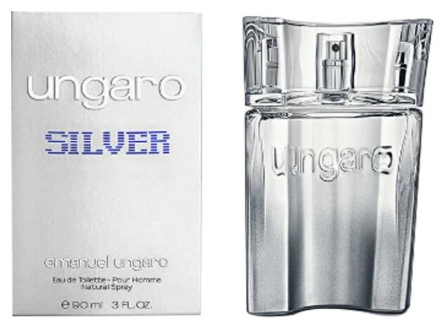 Emanuel Ungaro, Ungaro Silver, 90 мл, туалетная вода мужская