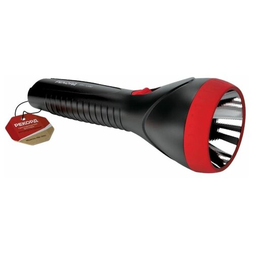 фото Фонарь аккумуляторный светодиодный "рекорд" pm-1200, черный