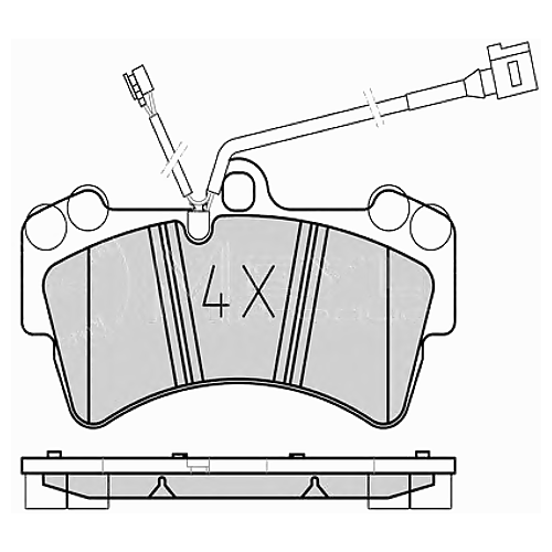 Колодки audi q7 (4l) (03/06-05/12), porsche cayenne i (955) (09/02=>), vw touareg (7la,, meyle, 025 236 9317