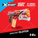 Бластер ZURU XSHOT Hyper Gel Clutch с защитными очками, игрушки д...