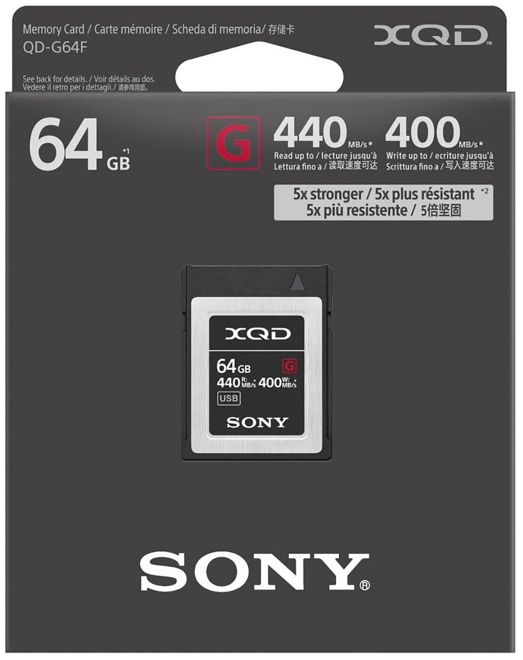 Карта памяти XQD Sony - фото №3