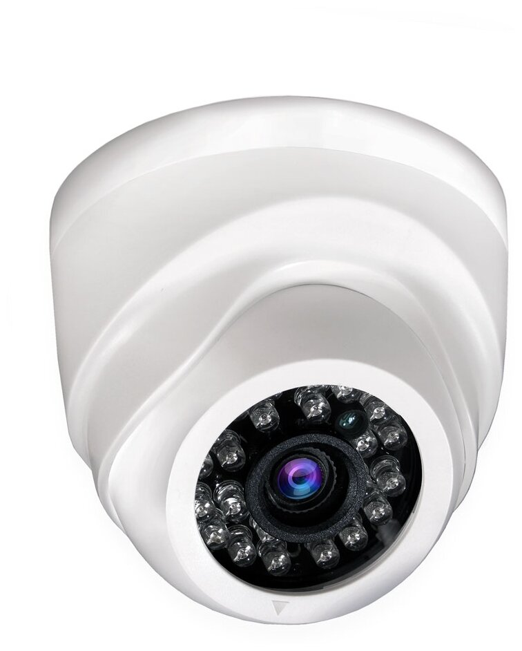 Камера видеонаблюдения Ginzzu 2.0Mp HAD-2036P, AHD 2.0Mp SC2235, 3.6mm,куп.,IR 20м,пластик
