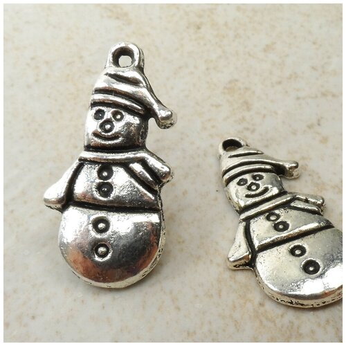 Кулон Подвеска металлическая 15 шт. для рукоделия / браслета / сережек, цвет античное серебро, 25х13 мм