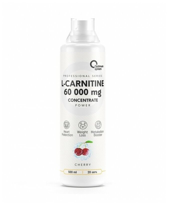 Optimum System L-Carnitine Concentrate 60 000 Power (500мл) Яблоко-груша