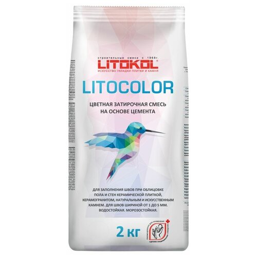Затирка Litokol Litocolor, 2 кг, L.24 карамель