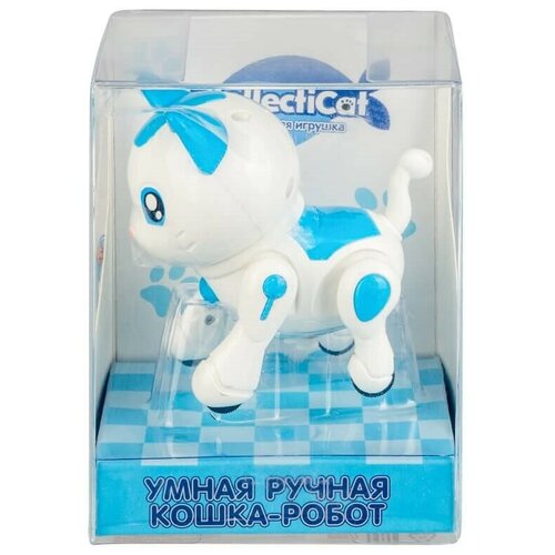 Кошка-робот интерактивная, синяя (8207, 20003956) режимы взаимодействия и самостоятельных действий (1шт)