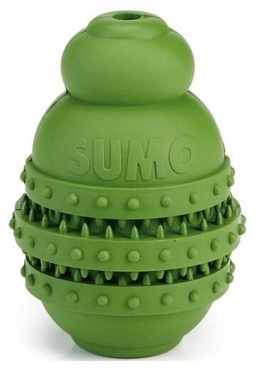 Beeztees 626630 Игрушка д/собак "Sumo Play" для зубов оранжевая 9*9*12см . - фотография № 3