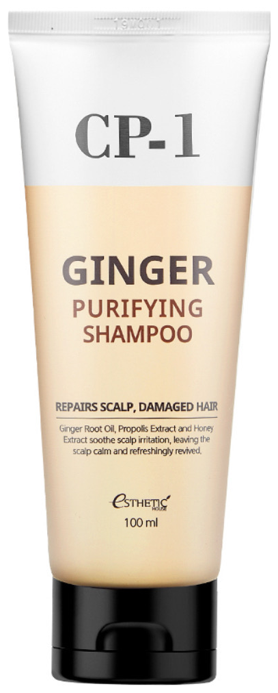 ESTHETIC HOUSE Восстанавливающий шампунь для волос с имбирем CP-1 GINGER PURIFYING SHAMPOO, 100 мл.