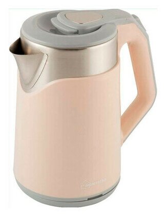 Чайник электрический HOMESTAR HS-1019, пластик, колба металл, 1.8 л, 1500 Вт, розовый - фотография № 6