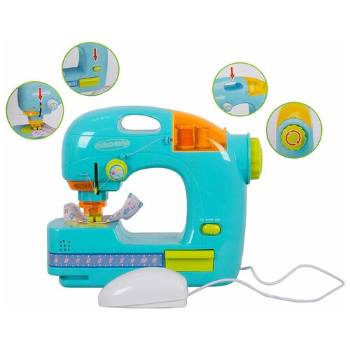 швейная машинка детская shantou бытовая техника звук свет Детская машинка швейная для девочки звук свет / Детская бытовая техника / Маленькая рукодельница