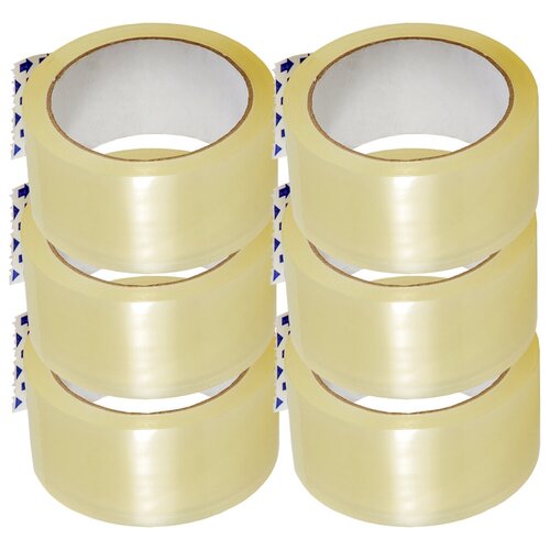 Клейкая лента 48мм х 50м Ostendorf прозр. 40мк (упаковка 6 шт)