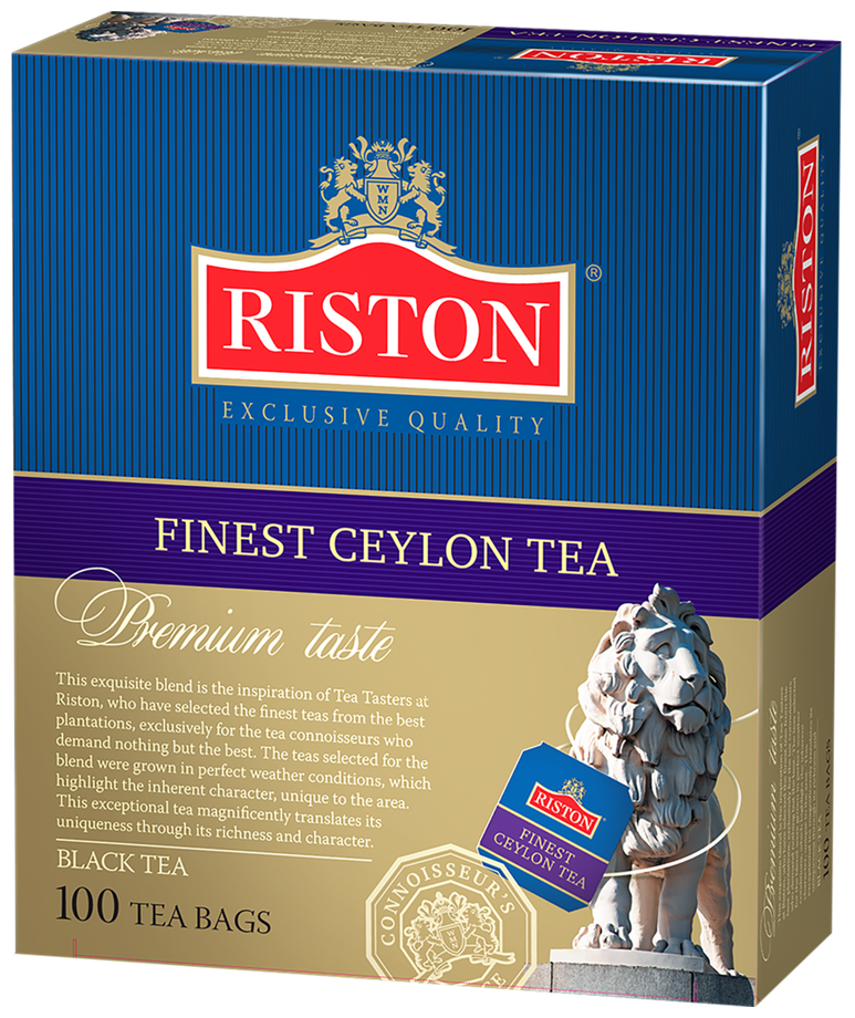 Чай черный Riston Finest Ceylon в пакетиках, 100 шт. - фотография № 6