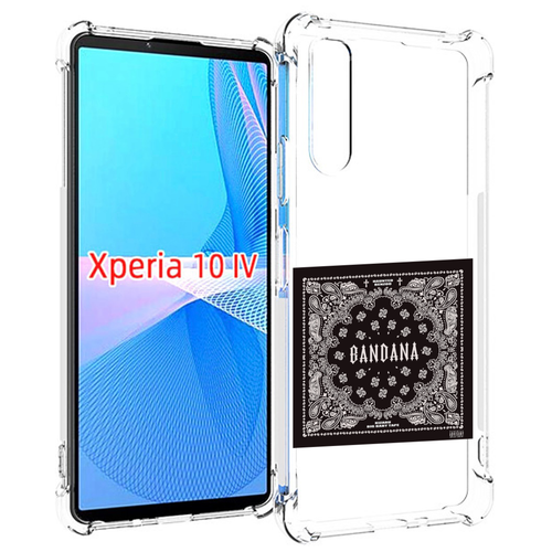 Чехол MyPads Bandana I Big Baby Tape для Sony Xperia 10 IV (10-4) задняя-панель-накладка-бампер чехол mypads bandana i big baby tape для vivo iqoo 10 pro задняя панель накладка бампер