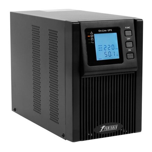 ИБП POWERMAN Online 3000, LCD, двойного преобразования, 3000ВА, 2700Вт, 2 евророзетки с резервным питанием, USB, RS232, слот SNM