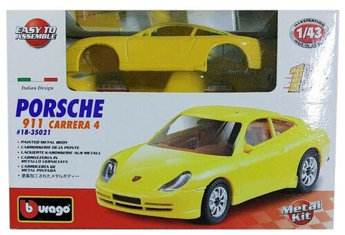 Сборная модель Porsche Carrera 911, масштаб 1:43