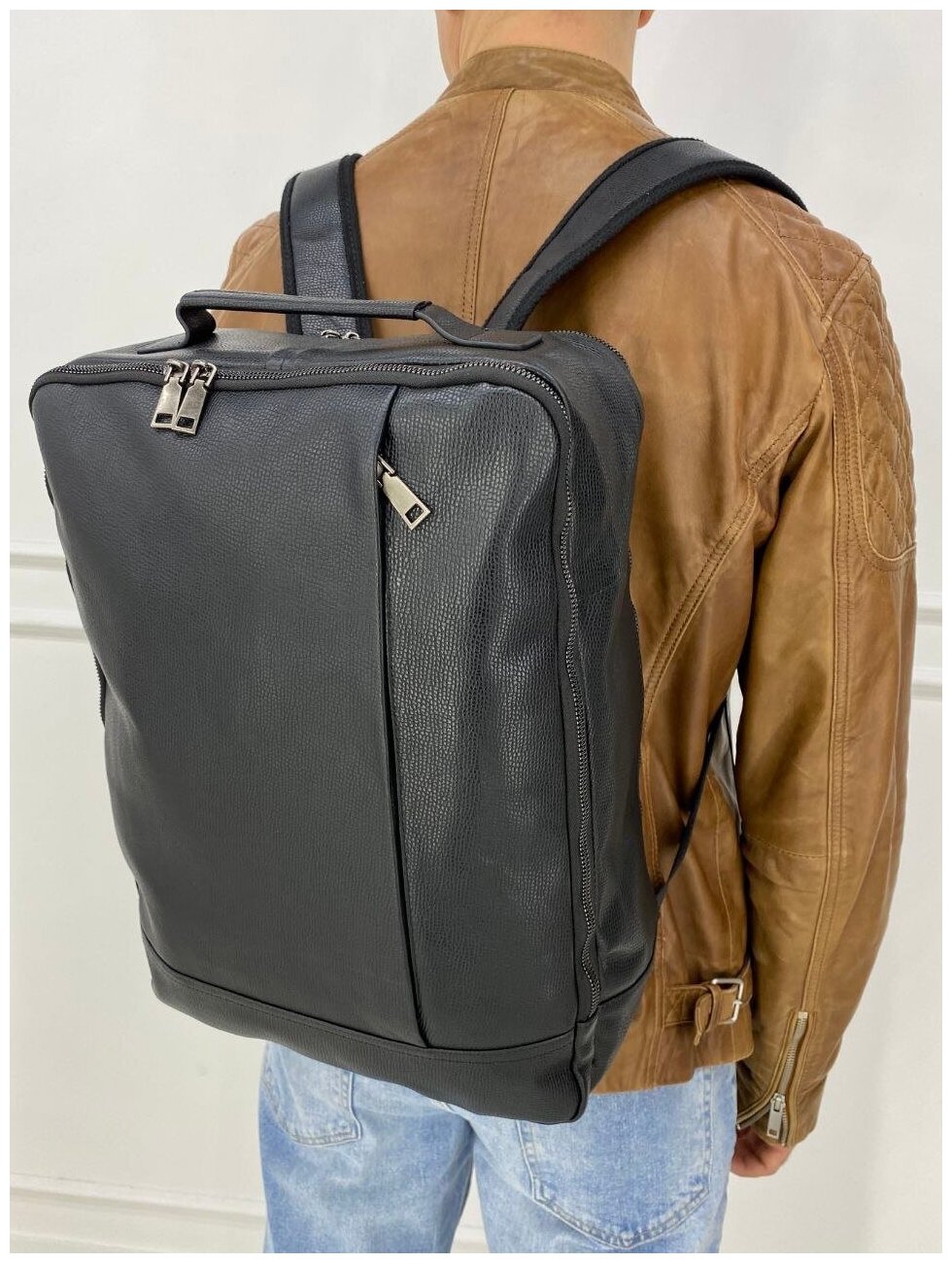 Рюкзак кожаный мужской 5881-RM 