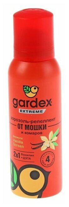 Gardex Аэрозоль репеллентный "Gardex Extreme" 2 в 1 от комаров и мошек 100 мл