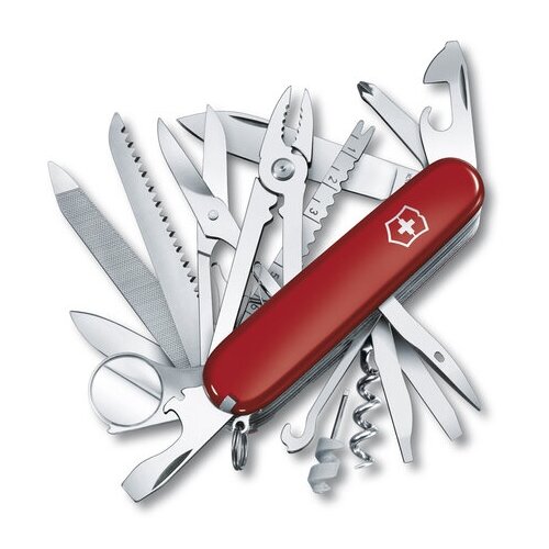 Нож Victorinox SwissChamp, 91 мм, 33 функции, красный