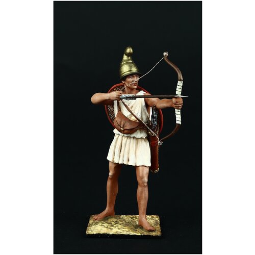 фото Оловянный солдатик sds: армии александра и диадохов 3-4 век до н.э. лучник с крита silver dream studio