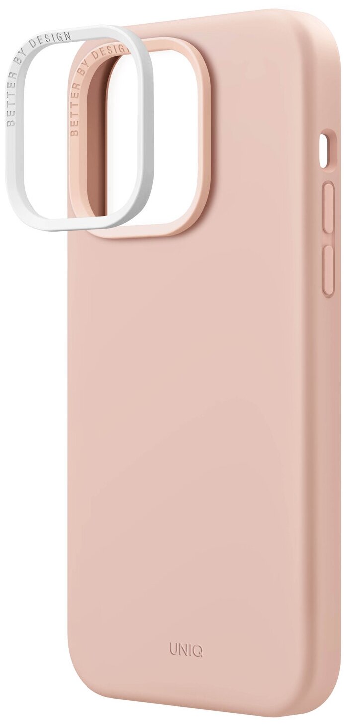 Uniq для iPhone 14 Pro Max чехол LINO Pink