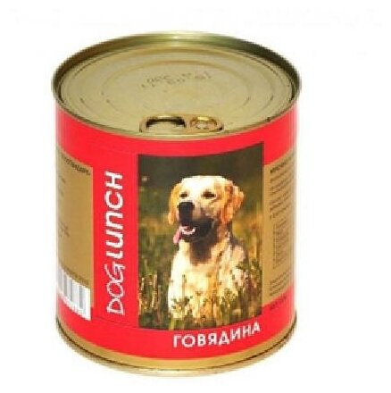 Дог ланч Консервы для собак Говядина (2899960961) 0,75 кг 19032 (2 шт)