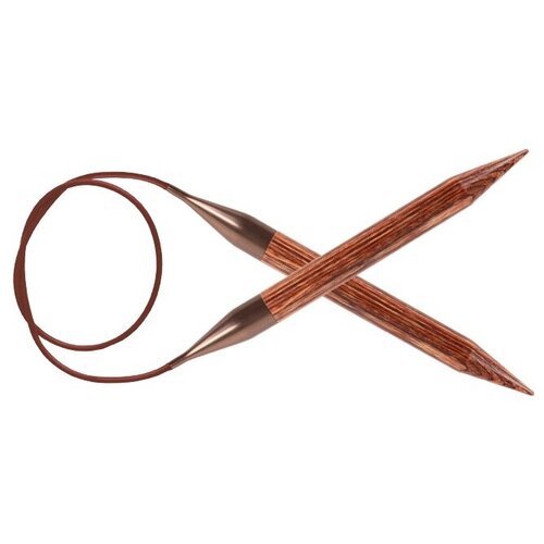 Спицы круговые Knit Pro Ginger, 5 мм, 80 см, дерево, коричневый (KNPR.31091)